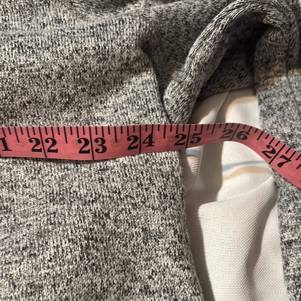 Sonoma Heather Gray Sweater with Button Collar - Picture 3 of 7